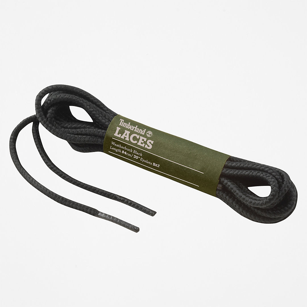 Mens Timberland 89cm/35" Weatherbuck Replacement Laces in Black