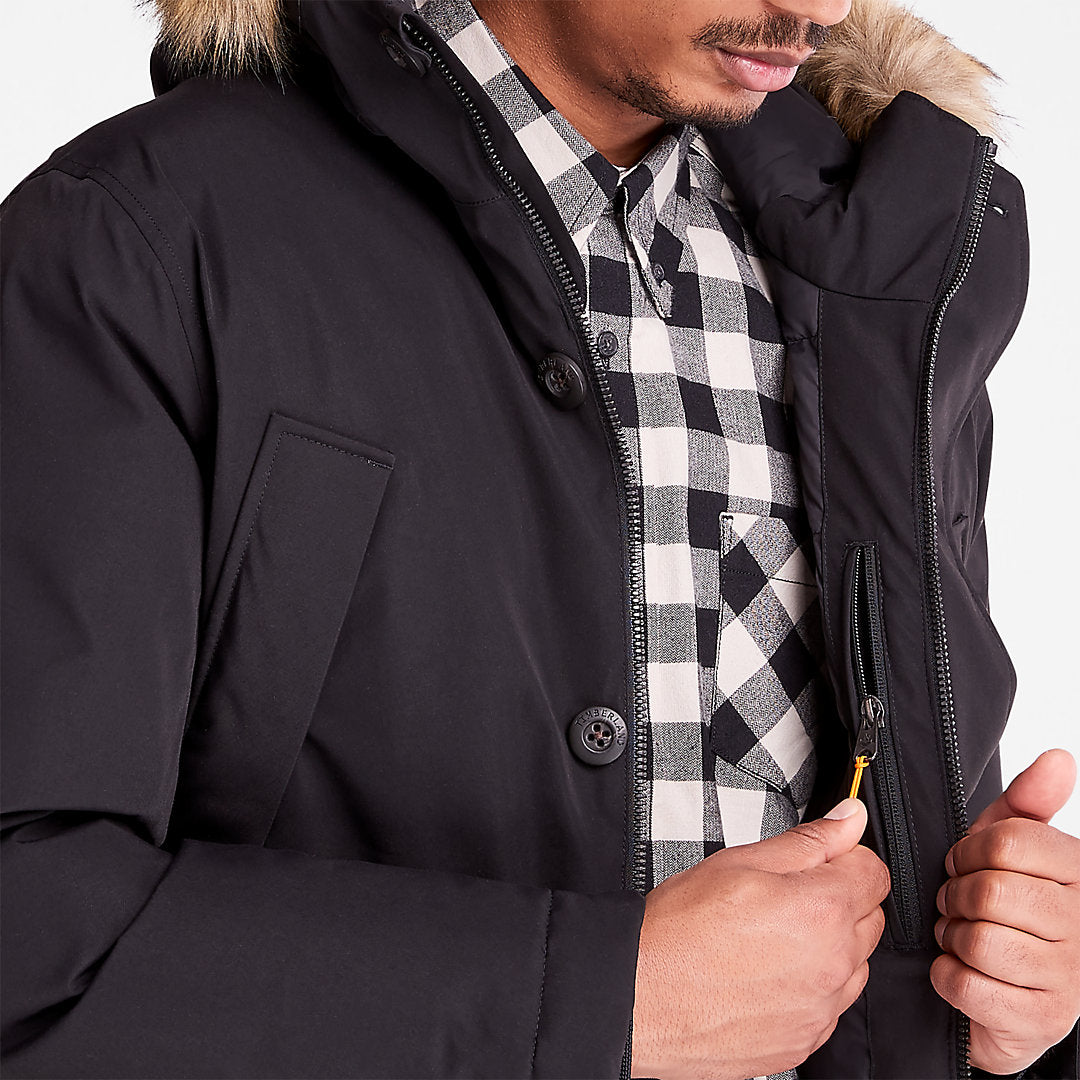 Mens Timberland Scar Ridge Parka for Men in Black