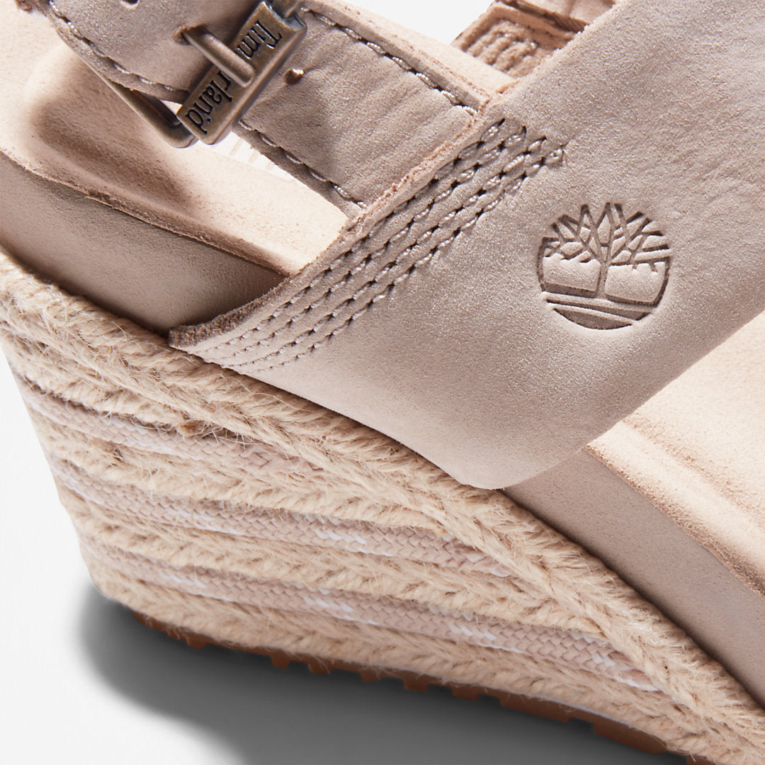 Womens Timberland Capri Sunset Wedge Sandal for Women in Beige