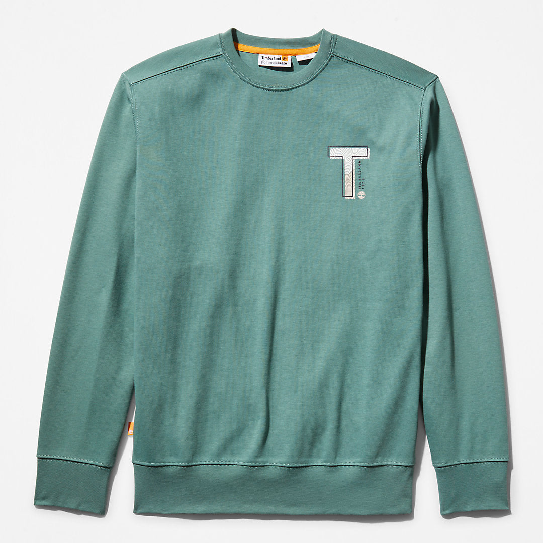 Mens Timberland Sweatshirt with TimberFresh™ Technology for Men in Green