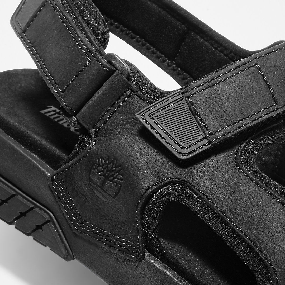 Mens Timberland Anchor Watch Backstrap Sandal for Men in Black