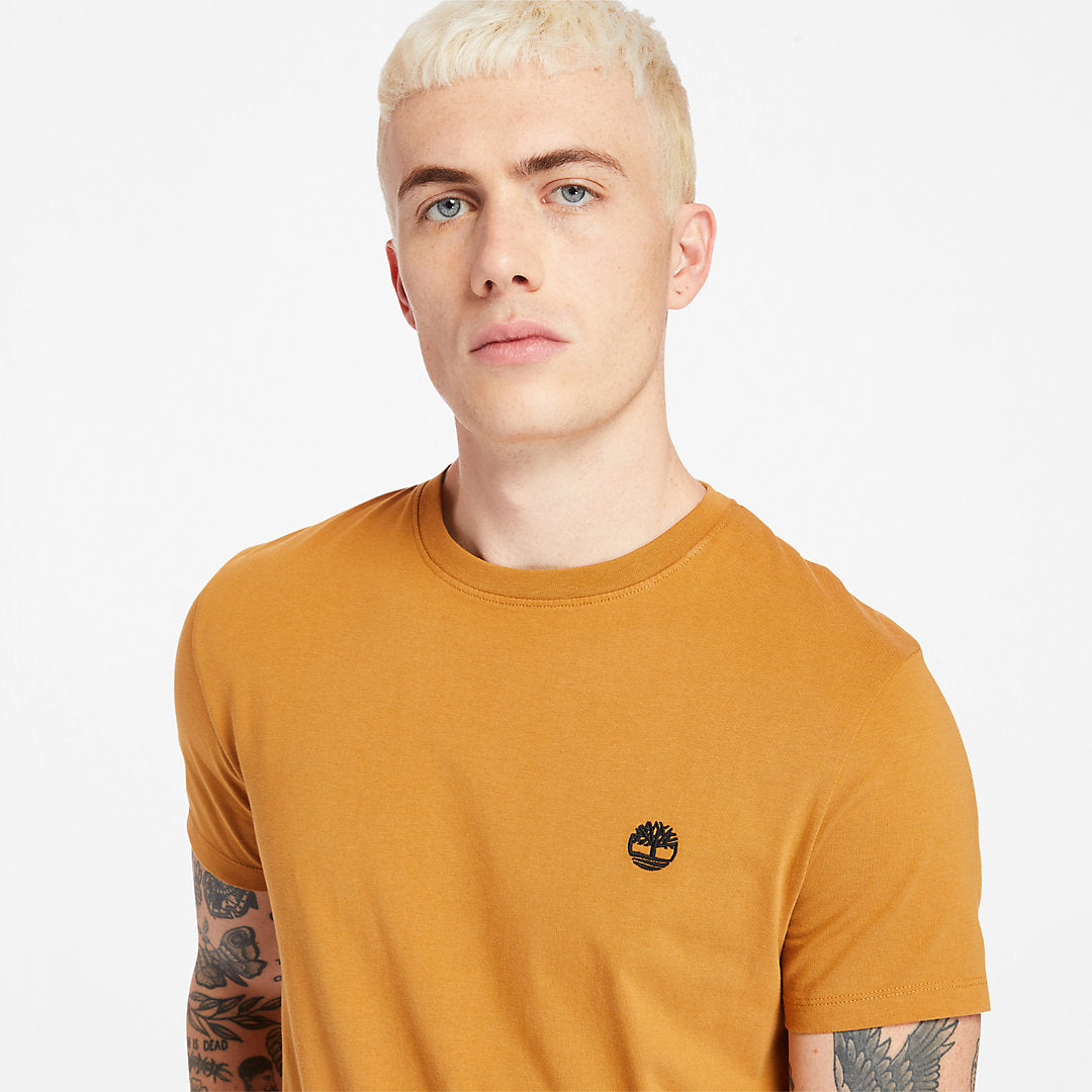 Mens Timberland Dunstan River Crew Tee for Men in Yellow