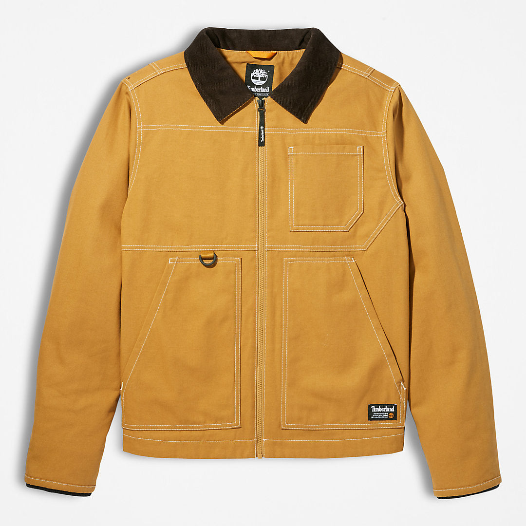 Mens Timberland Chore Jacket for Men in Yellow
