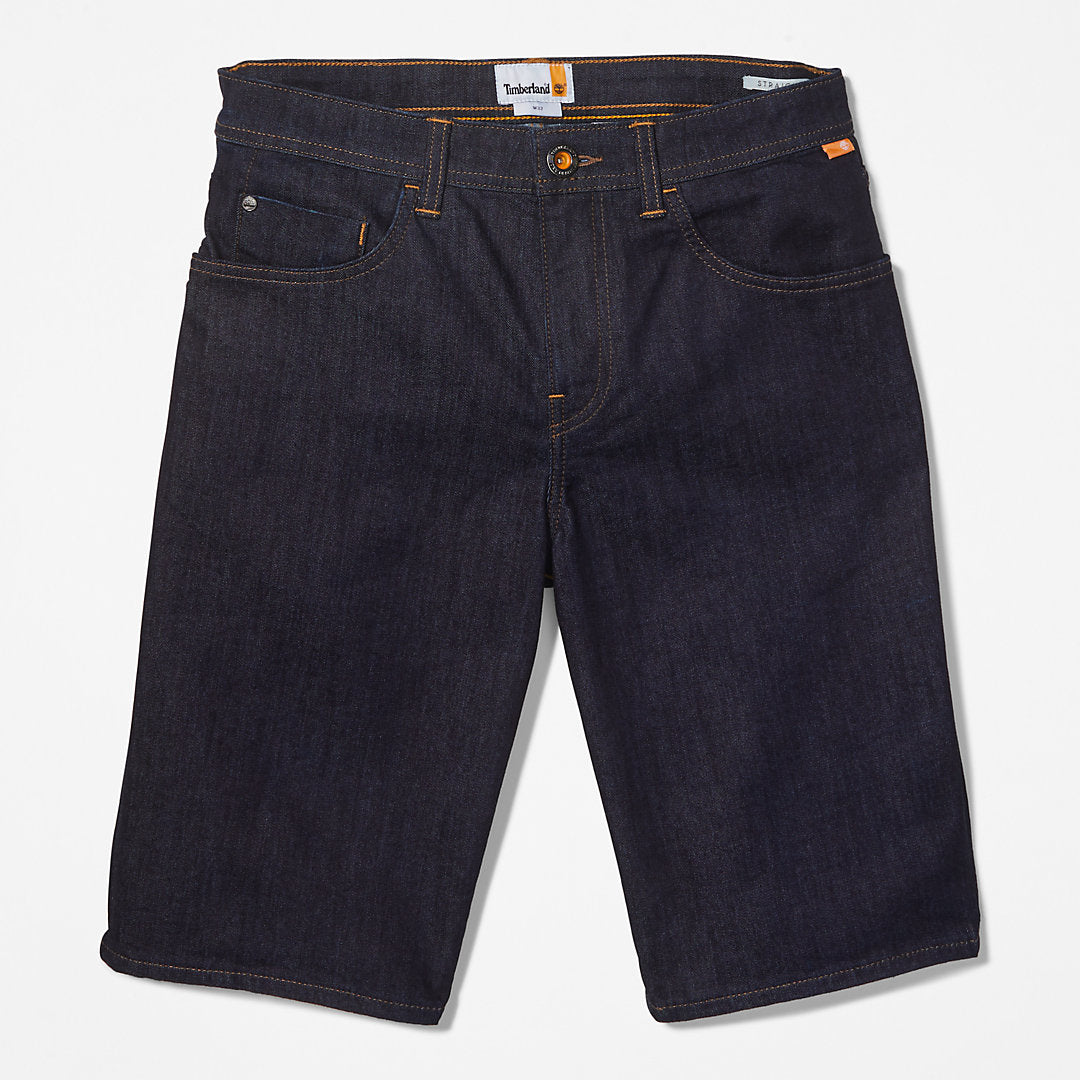 Mens Timberland Canobie Lake Denim Shorts for Men in Indigo