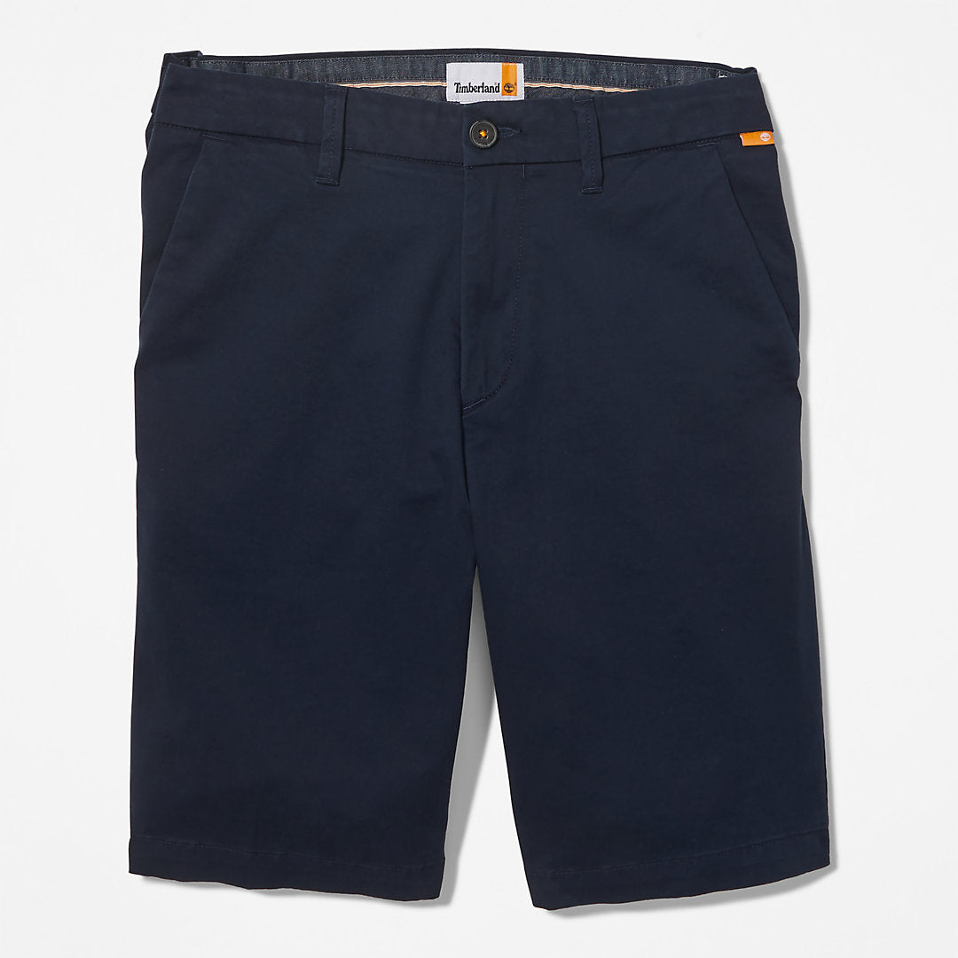 Mens Timberland Squam Lake Stretch Chino Shorts for Men in Navy