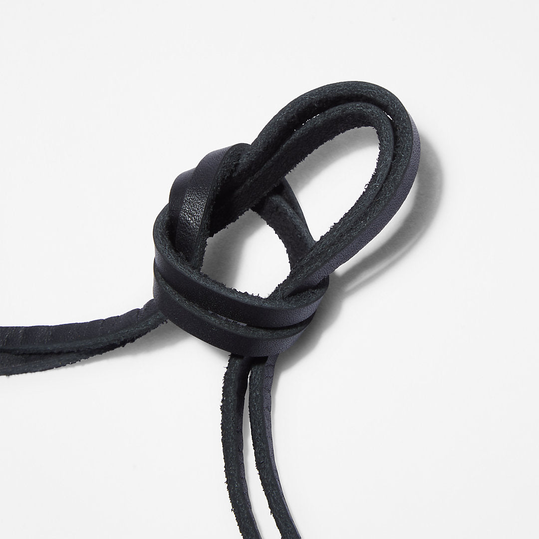 Mens Timberland 44-inch Flat Rawhide Replacement Laces in Black