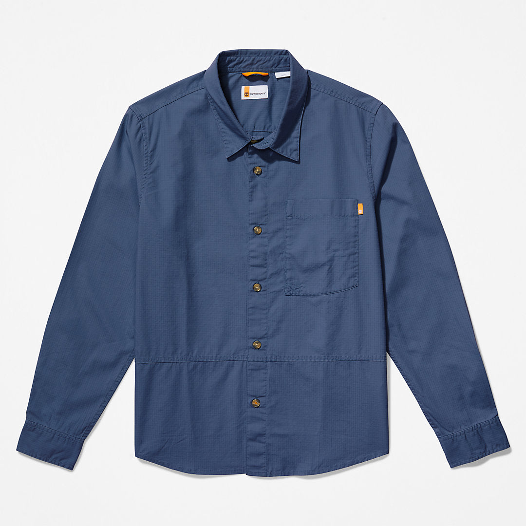 Mens Timberland Outdoor Heritage EK+ Overshirt for Men in Navy