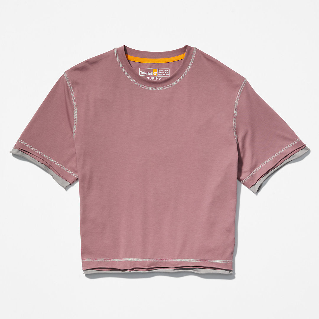 Womens Timberland Anti-Odour Supima® Cotton T-Shirt for Women in Pink