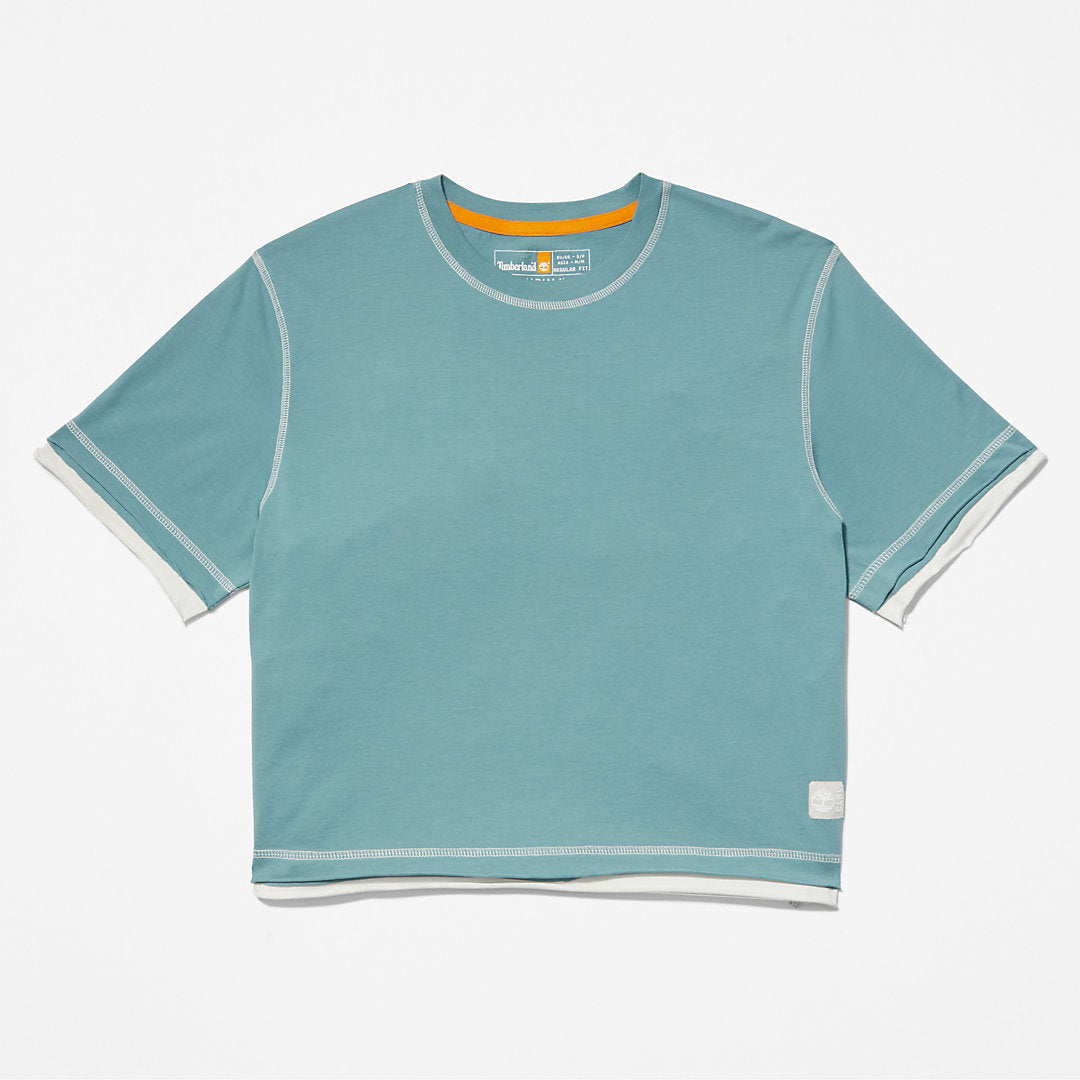 Womens Timberland Anti-Odour Supima® Cotton T-Shirt for Women in Teal