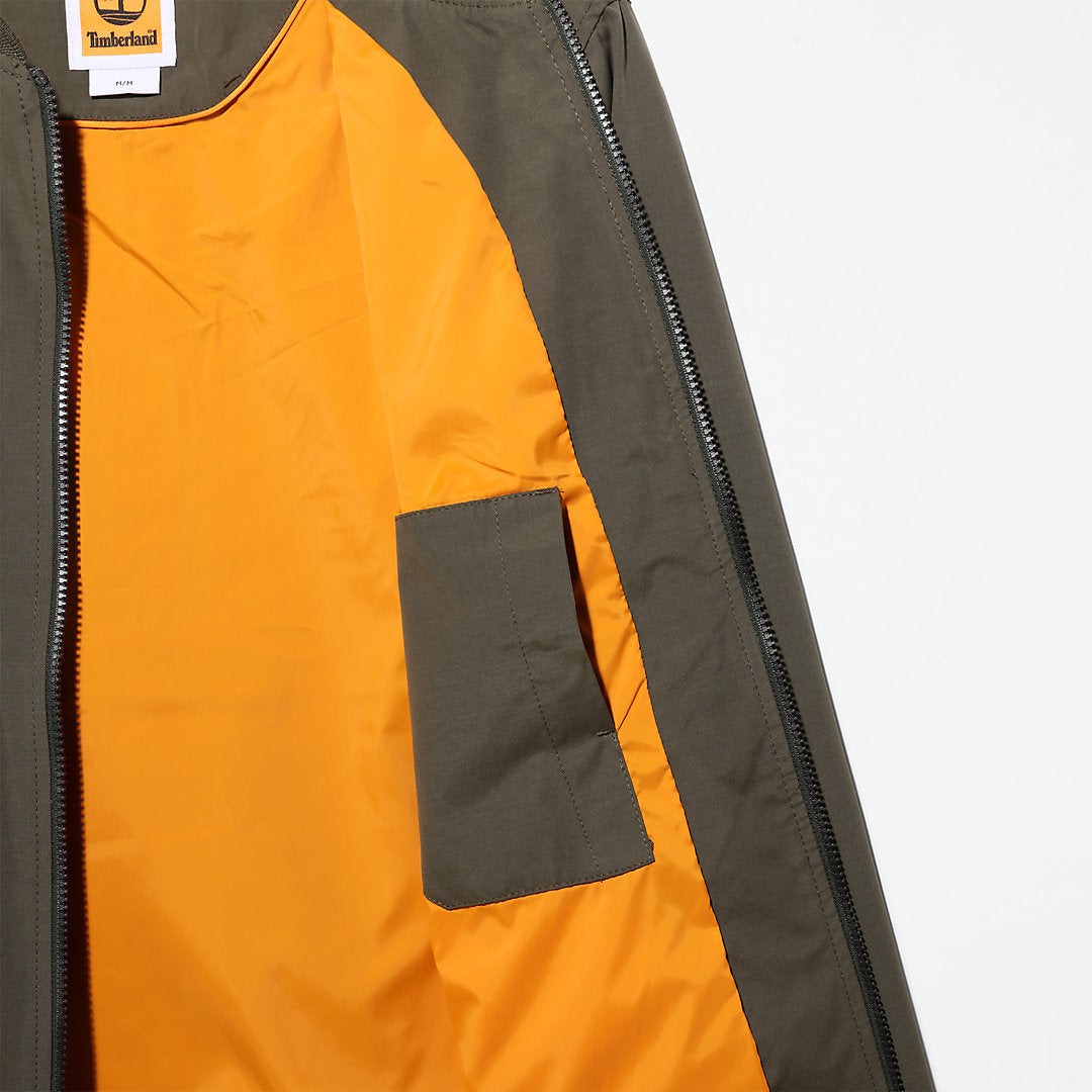Mens Timberland DWR Bomber Jacket for Men in Dark Green
