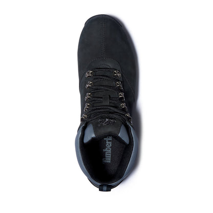 Mens Timberland Splitrock Nubuck Mid Hiker for Men in Black/Silver
