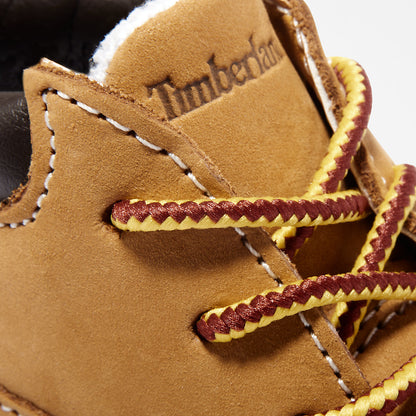 Kids Timberland Crib Bootie and Hat Set for Infant in Yellow