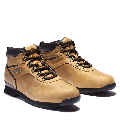 Mens Timberland Splitrock Nubuck Mid Hiker for Men in Yellow