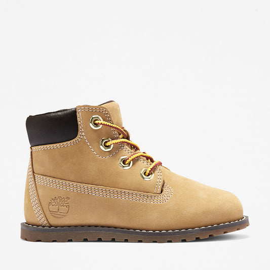 Kids Timberland Pokey Pine 6 Inch Boot for Toddler in Yellow