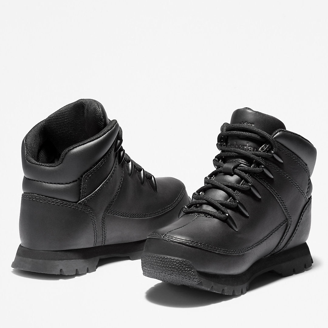 Kids Timberland Euro Sprint Mid Hiker for Youth in Black