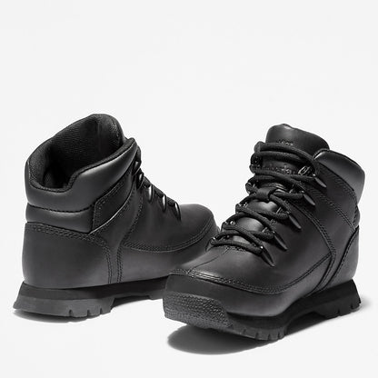 Kids Timberland Euro Sprint Mid Hiker for Youth in Black