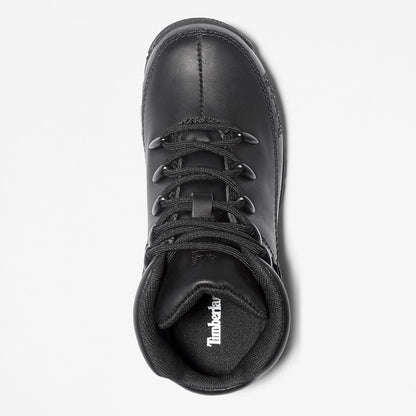 Kids Timberland Euro Sprint Full-grain Mid Hiker for Junior in Black