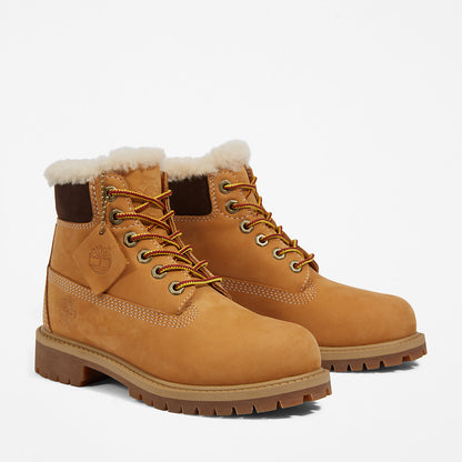 Kids Timberland Timberland® Premium 6 Inch Winter Boot for Youth in Yellow