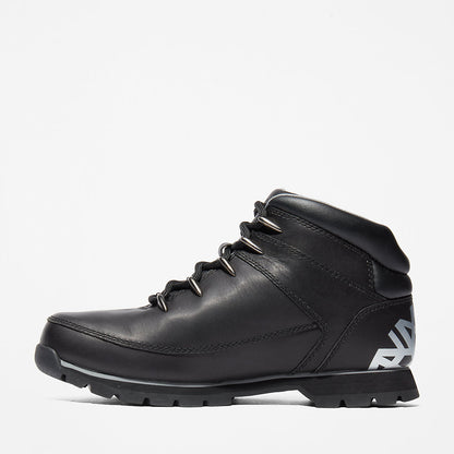 Mens Timberland Euro Sprint Hiker for Men in Black Full-grain