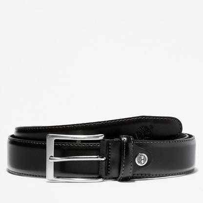 Mens Timberland Classic Squared Buckle Beltfor Men in Black