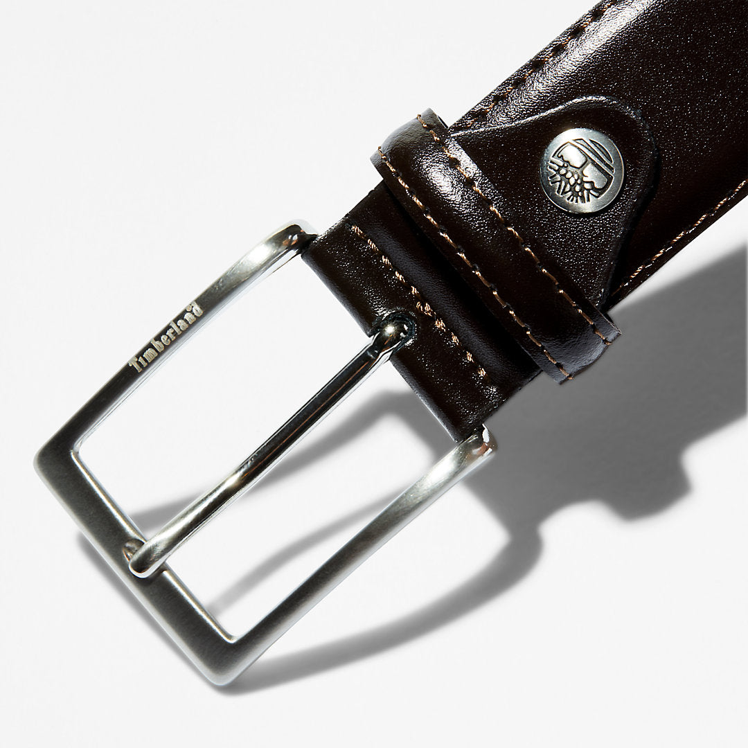 Mens Timberland Classic Squared Buckle Beltfor Men in Brown