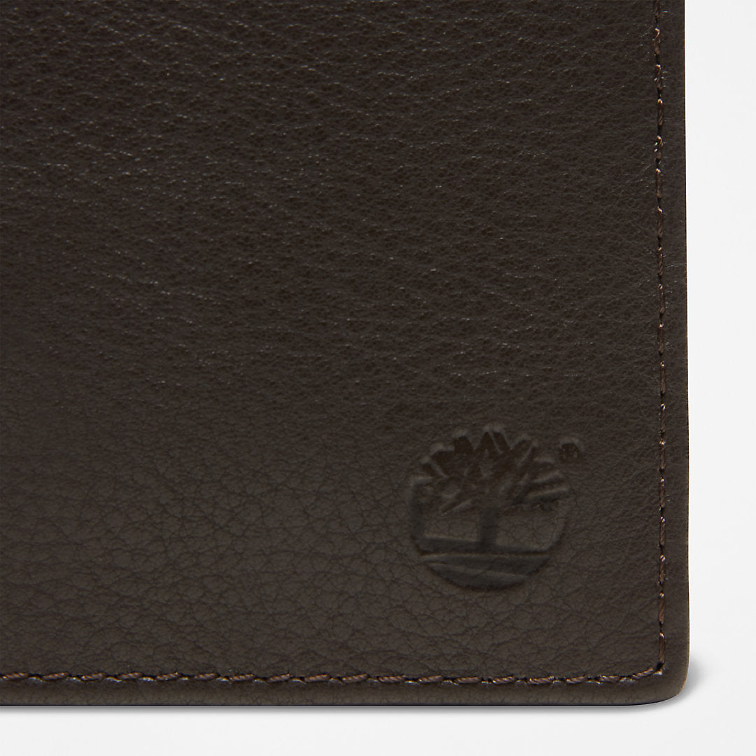 Mens Timberland Kennebunk Large Wallet for Men in Dark Brown