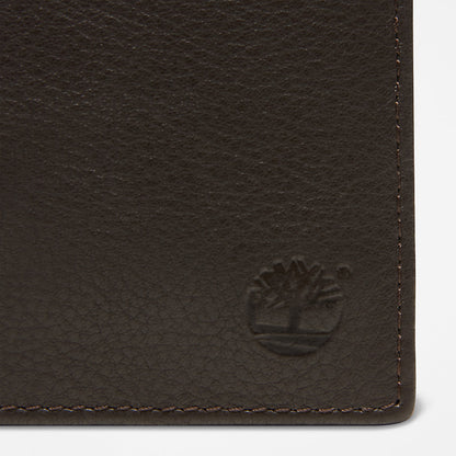 Mens Timberland Kennebunk Large Wallet for Men in Dark Brown