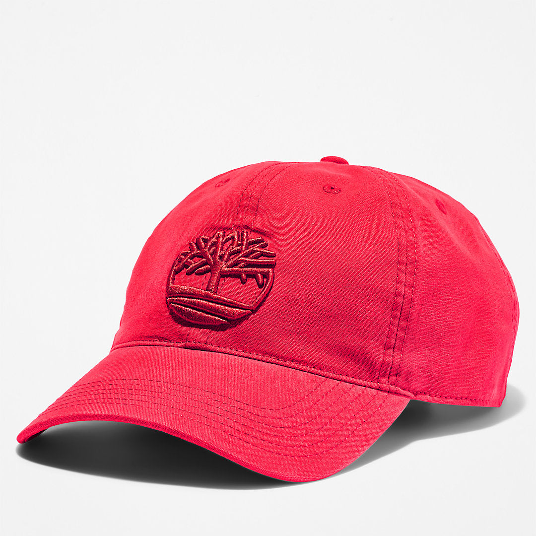 Mens Timberland Soundview Cotton Canvas Cap for Men in Red