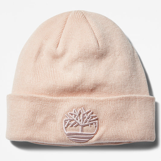 Mens Timberland Newington Embroidered Beanie for Men in Light Pink
