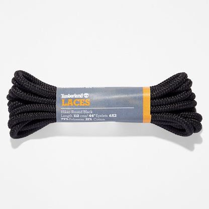 Mens Timberland 112cm/44" Hiker Round Laces in Black
