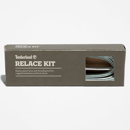 Mens Timberland 114cm/45" Boat Shoe Relace Kit in Silver