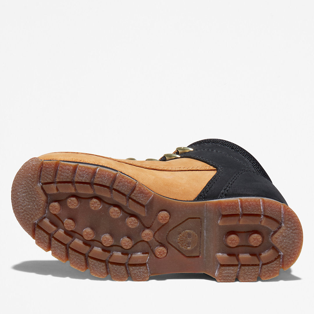 Kids Timberland Euro Sprint Mid Hiker for Junior in Yellow/Black