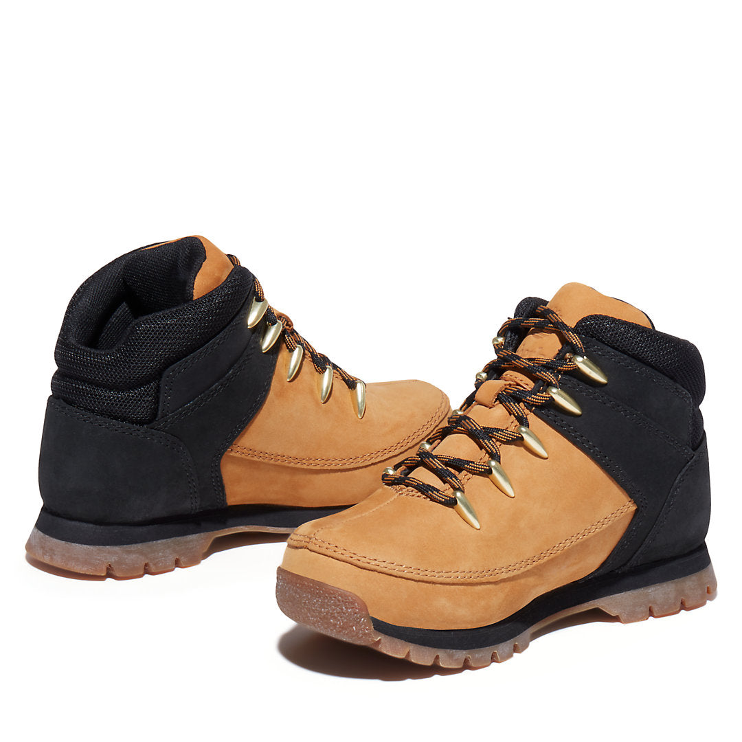 Kids Timberland Euro Sprint Hiker for Toddler in Yellow/Black