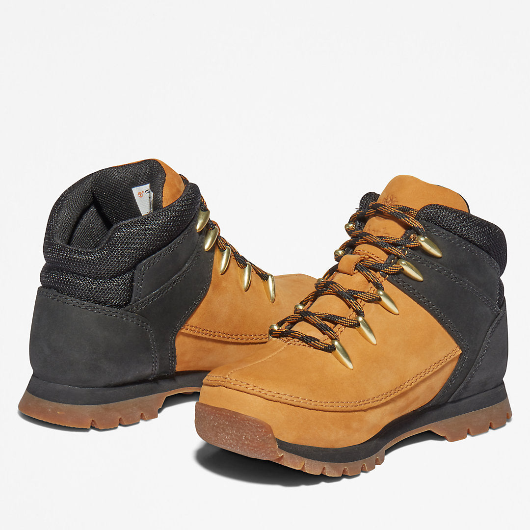 Kids Timberland Euro Sprint Mid Hiker for Youth in Yellow/Black