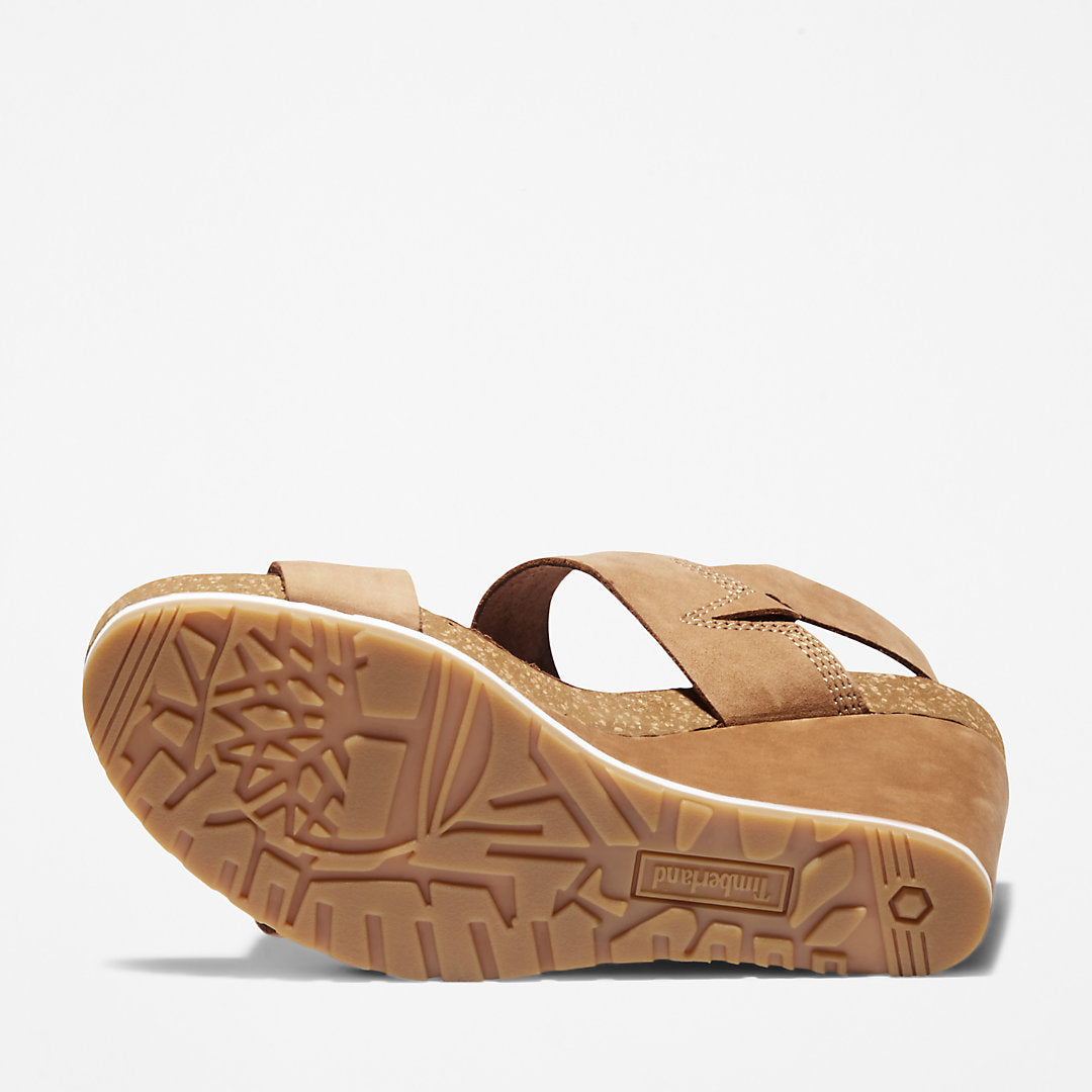 Womens Timberland Capri Sunset Wedge Sandal for Women in Brown