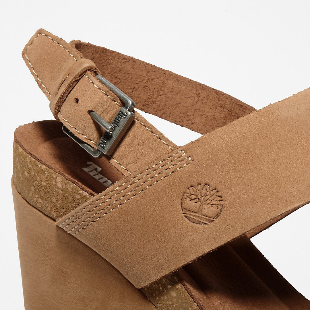 Womens Timberland Capri Sunset Wedge Sandal for Women in Brown