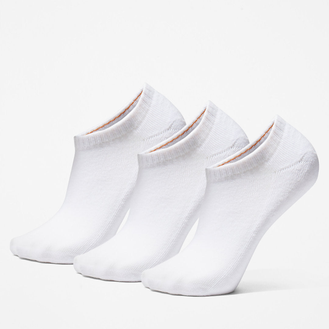 Mens Timberland Stratham 3-Pack No-show Sport Socks for Men in White