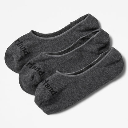 Mens Timberland Stratham 3-pack Invisible Socks for Men in Grey
