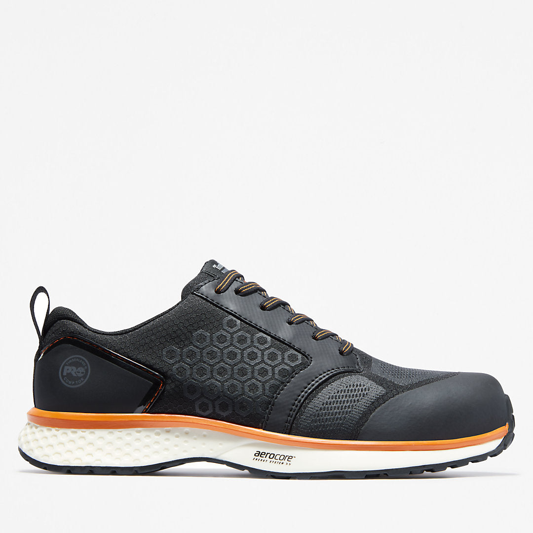 Mens Timberland Timberland PRO® Reaxion Work Shoe for Men in Black/Orange