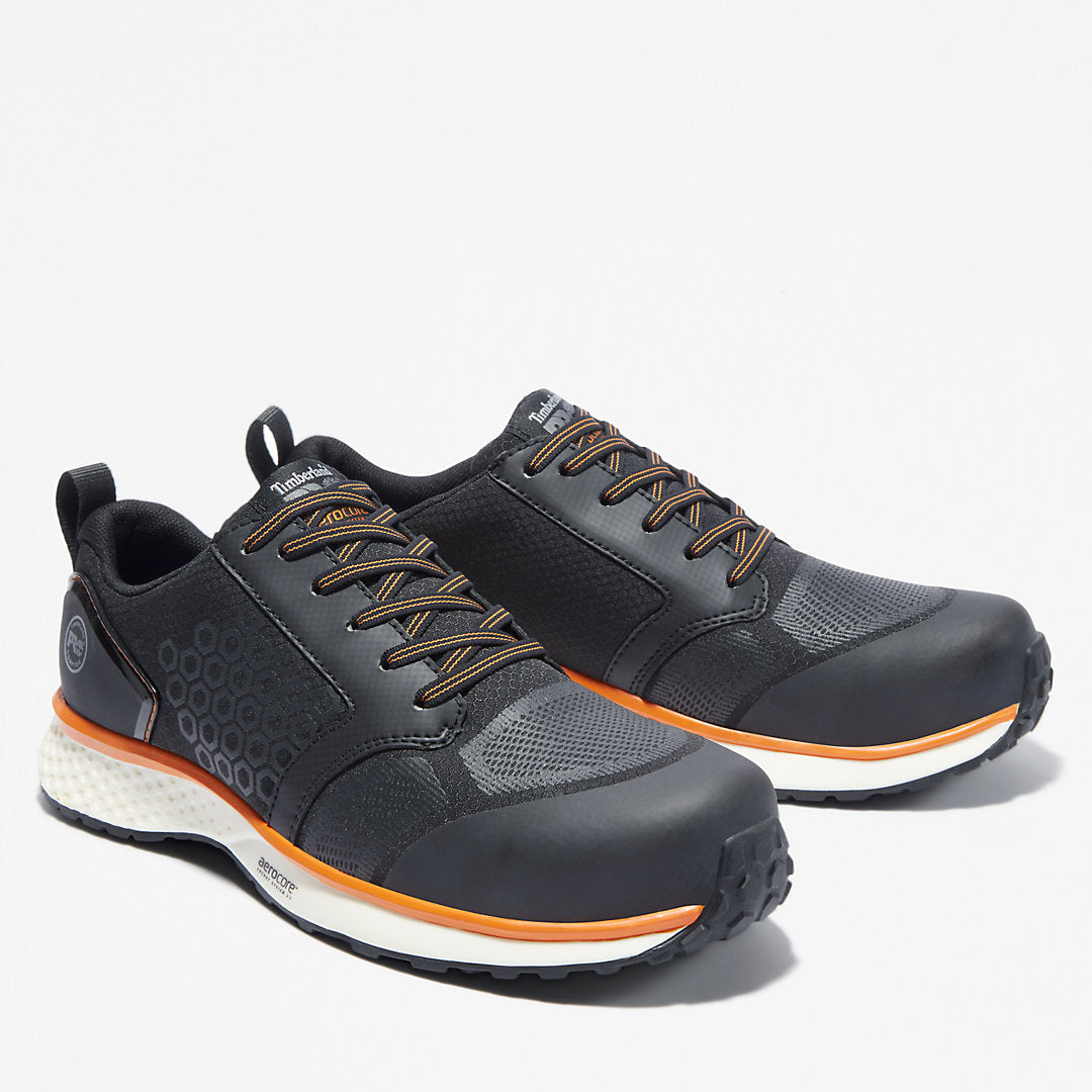 Mens Timberland Timberland PRO® Reaxion Work Shoe for Men in Black/Orange