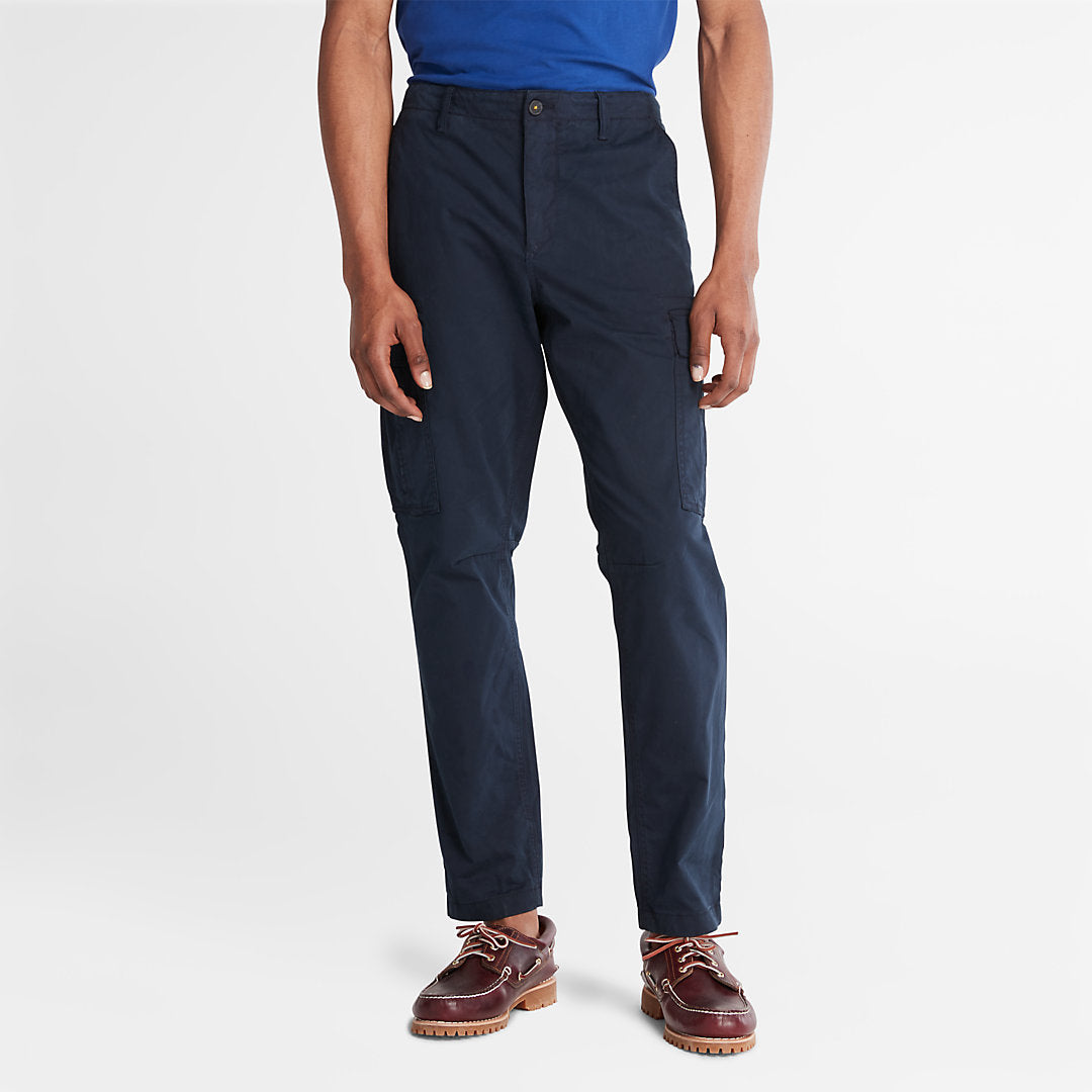 Mens Timberland Core Twill Cargo Pants for Men in Navy