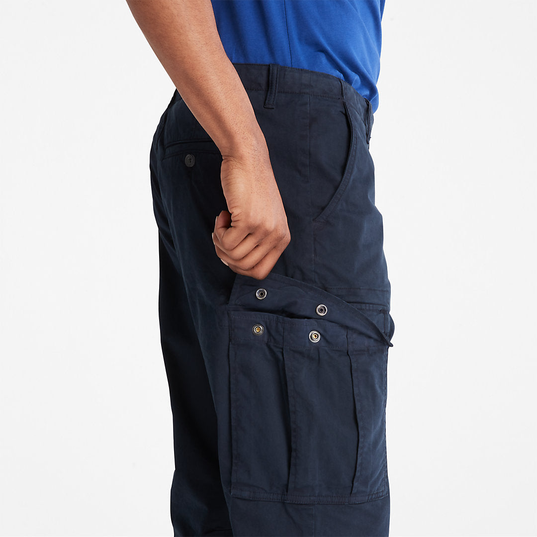 Mens Timberland Core Twill Cargo Pants for Men in Navy