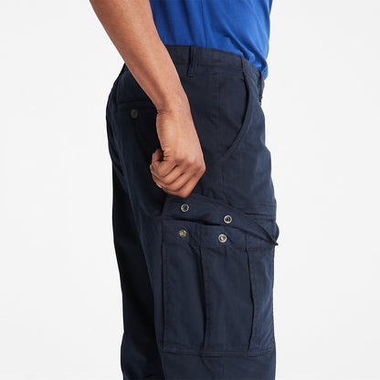 Mens Timberland Core Twill Cargo Pants for Men in Navy
