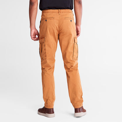Mens Timberland Core Twill Cargo Pants for Men in Yellow