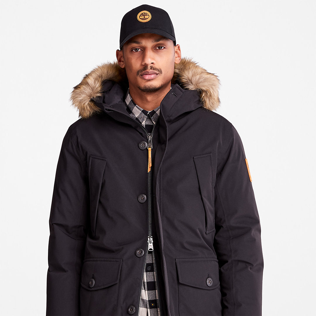 Mens Timberland Scar Ridge Parka for Men in Black