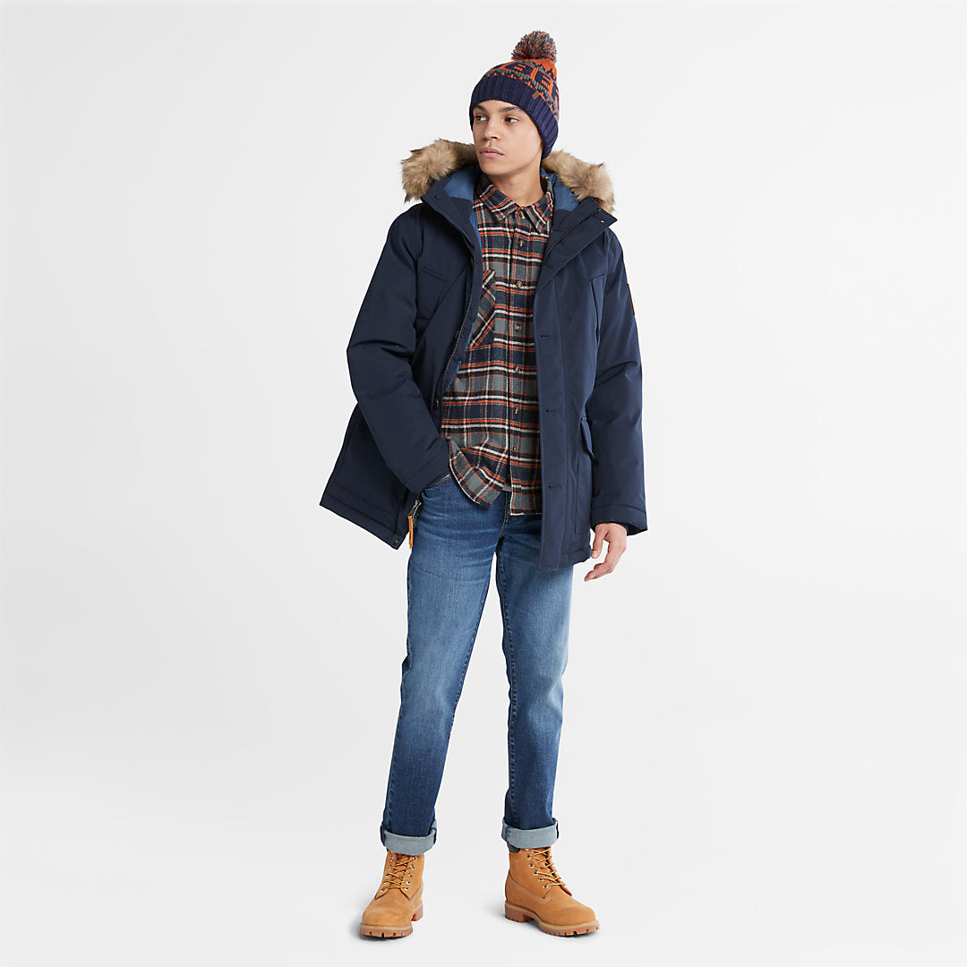 Mens Timberland Scar Ridge Parka for Men in Navy