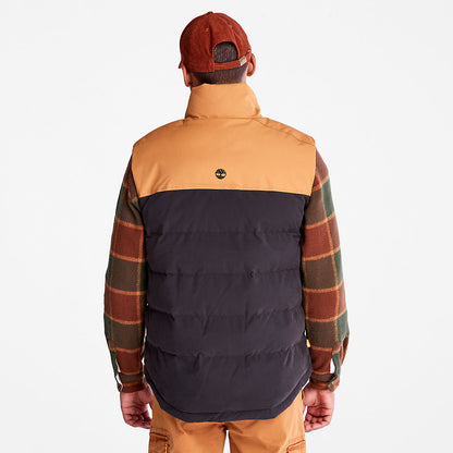 Mens Timberland Welch Mountain Puffer Vest for Men in Black