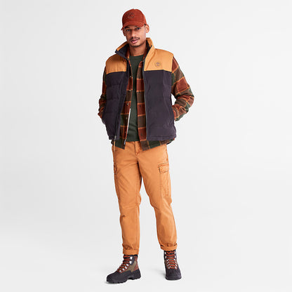 Mens Timberland Welch Mountain Puffer Vest for Men in Black