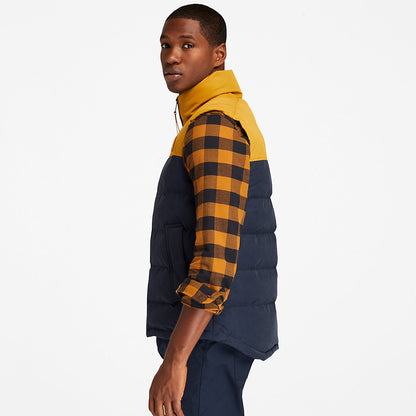 Mens Timberland Welch Mountain Puffer Vest for Men in Navy