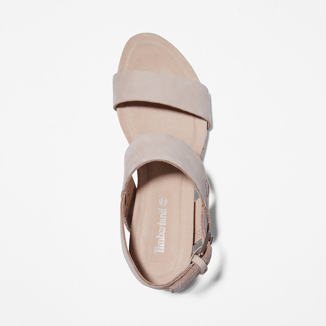 Womens Timberland Capri Sunset Wedge Sandal for Women in Beige